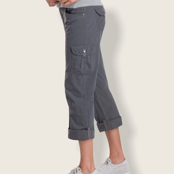 Kuhl Splash Shadow Gray Roll-Up Hiking Cargo Pants